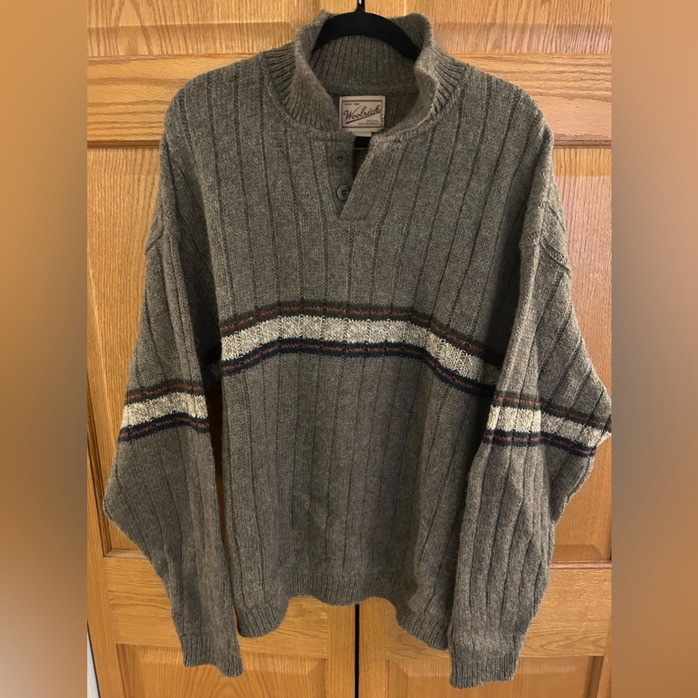 Wool rich wool sweater